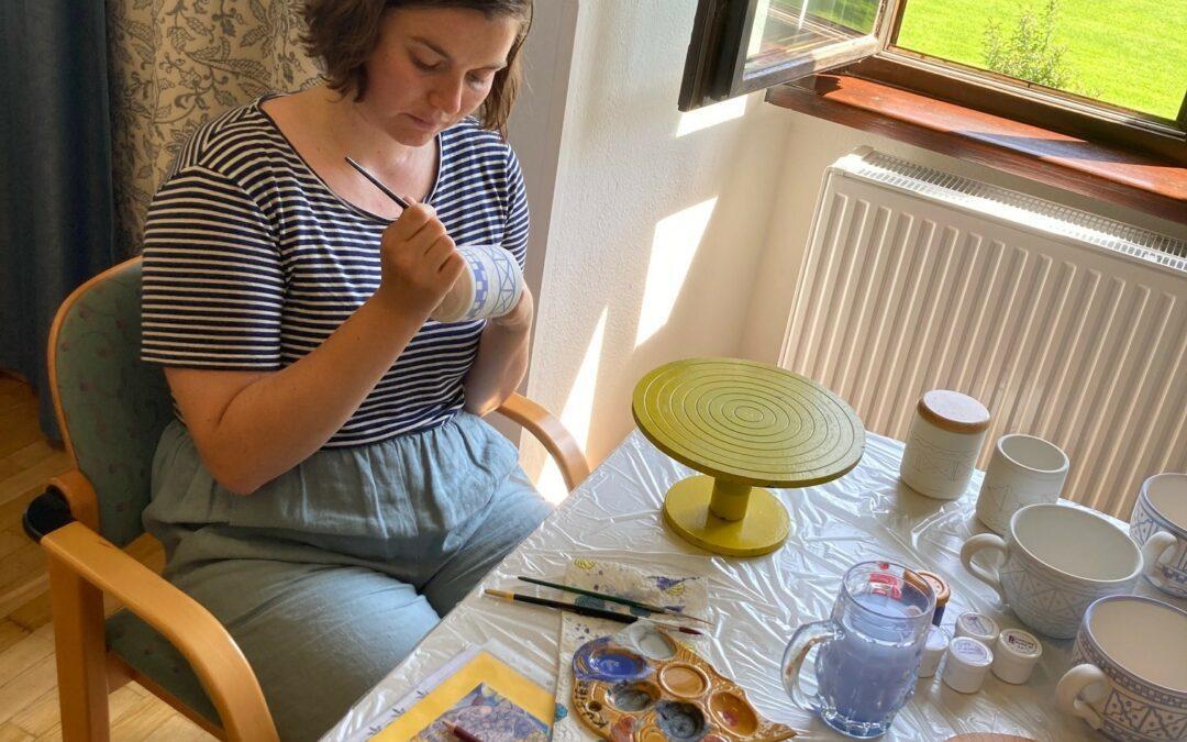 Keramikmalen nach überlieferten Motiven – Herbstkurs