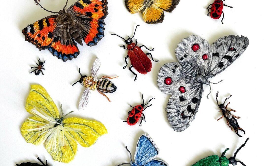 Kreativ-Werk-Tage: Insektenpoesie – Kunststickerei