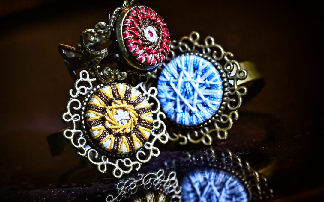 Kreativ-Werk-Tage: Schmuck aus handgemachten Zwirnknöpfen