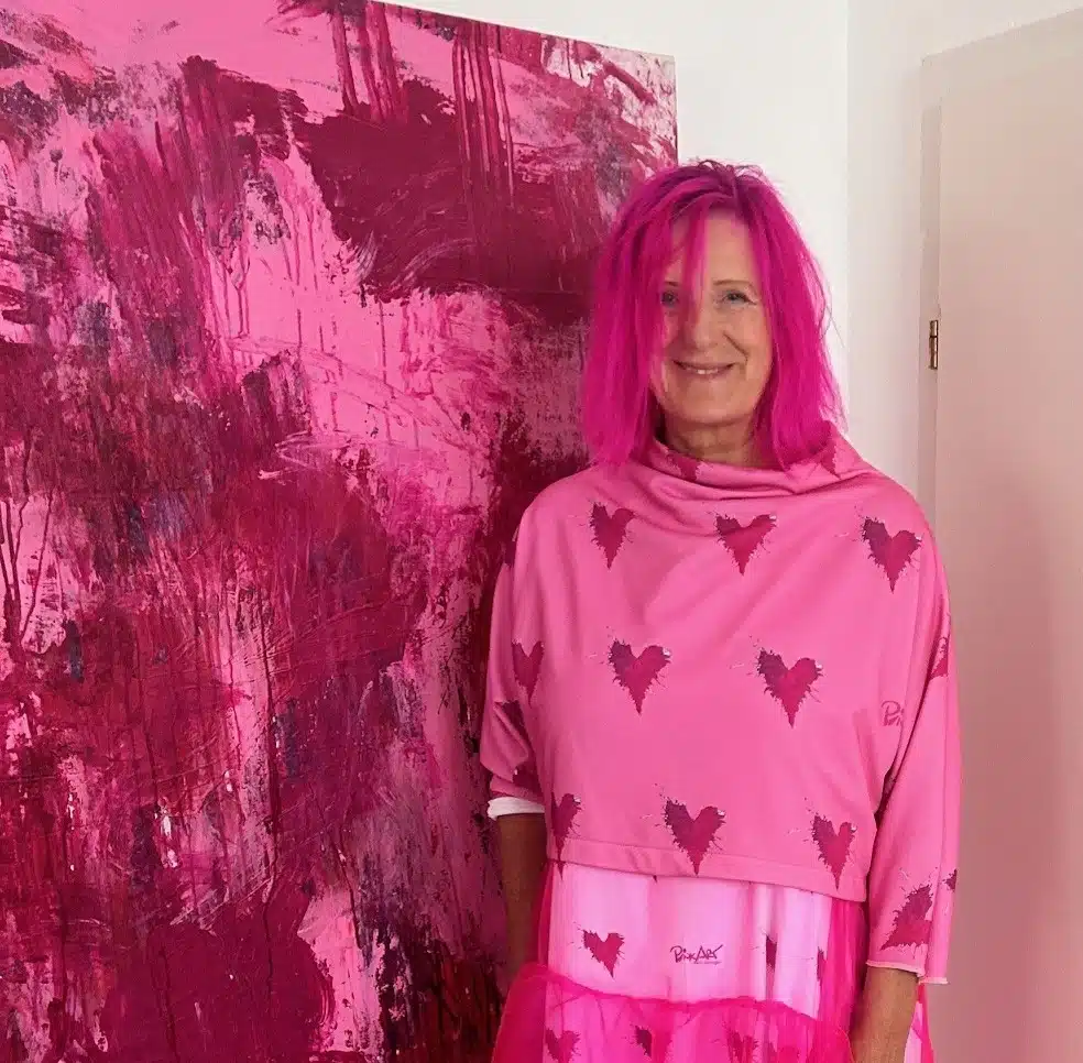 Ela Reitinger Schloss Zell Ausstellung Pink Art